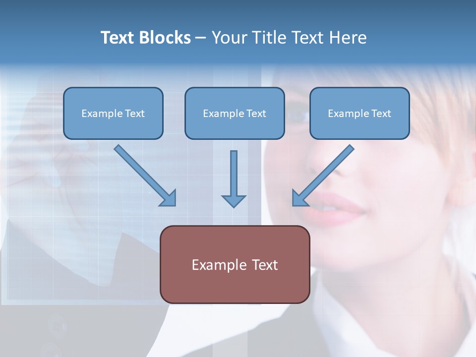 A Business Woman Powerpoint Presentation Template PowerPoint Template