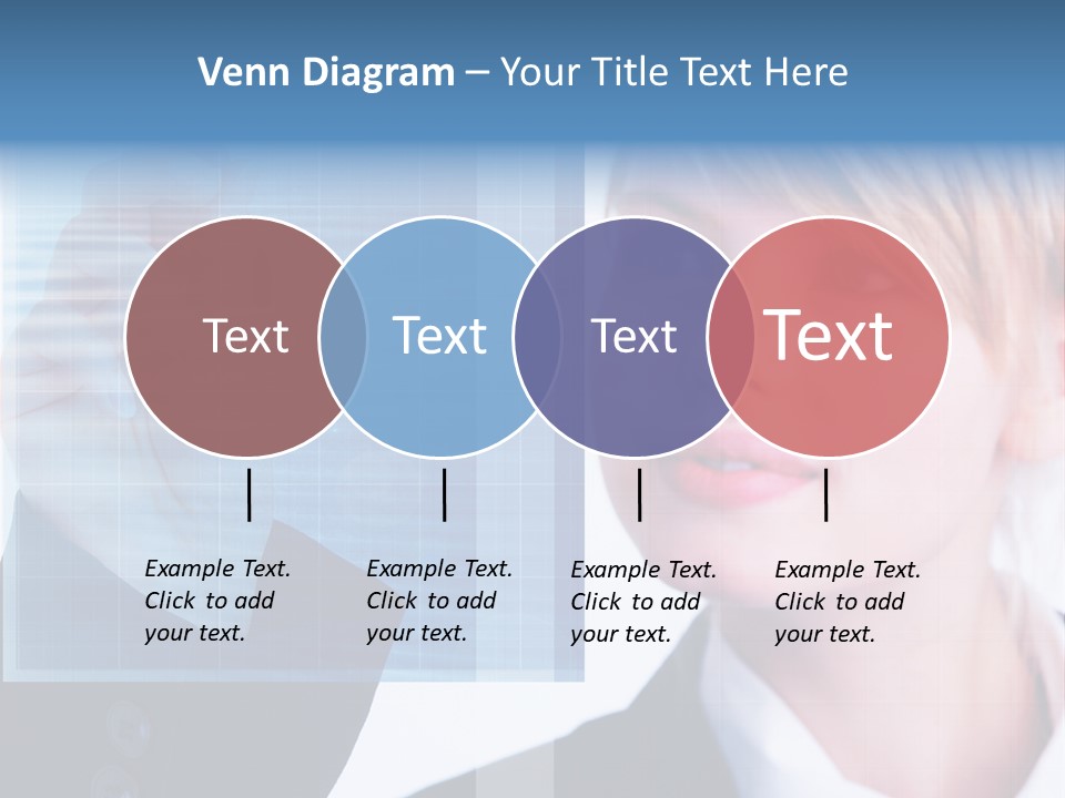 A Business Woman Powerpoint Presentation Template PowerPoint Template
