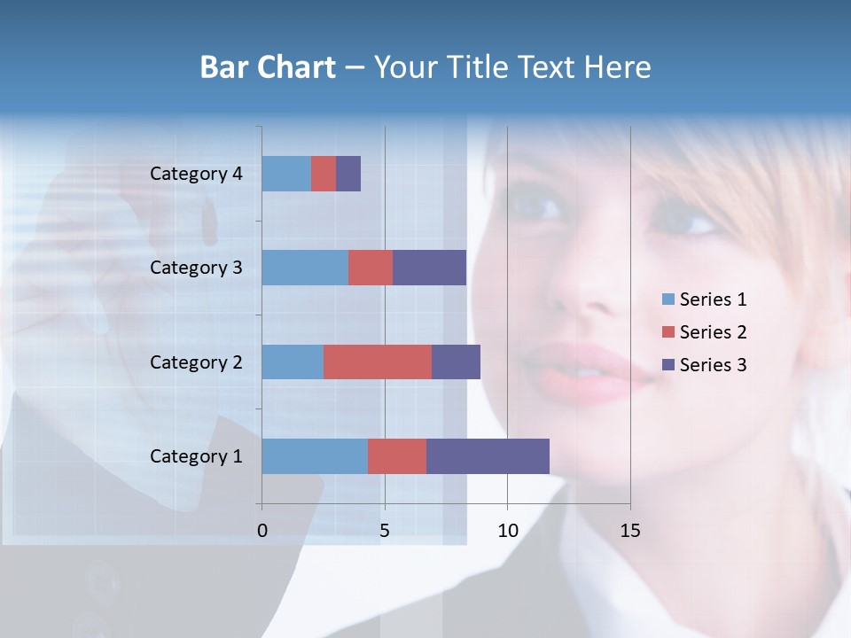 A Business Woman Powerpoint Presentation Template PowerPoint Template