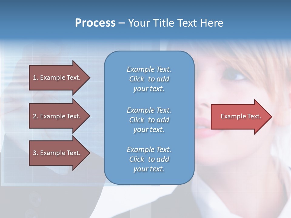 A Business Woman Powerpoint Presentation Template PowerPoint Template