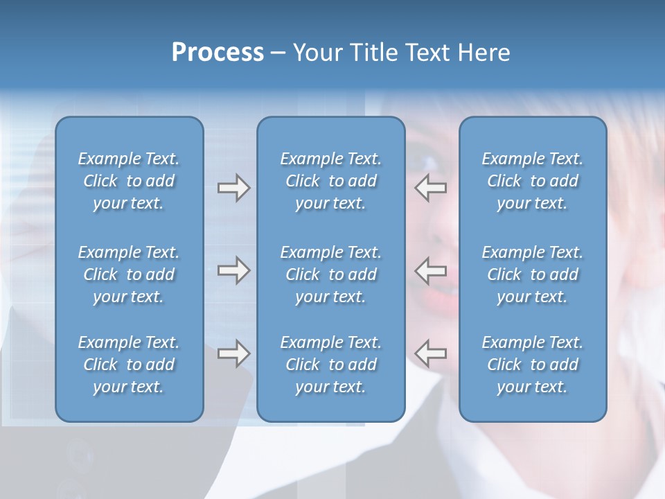A Business Woman Powerpoint Presentation Template PowerPoint Template