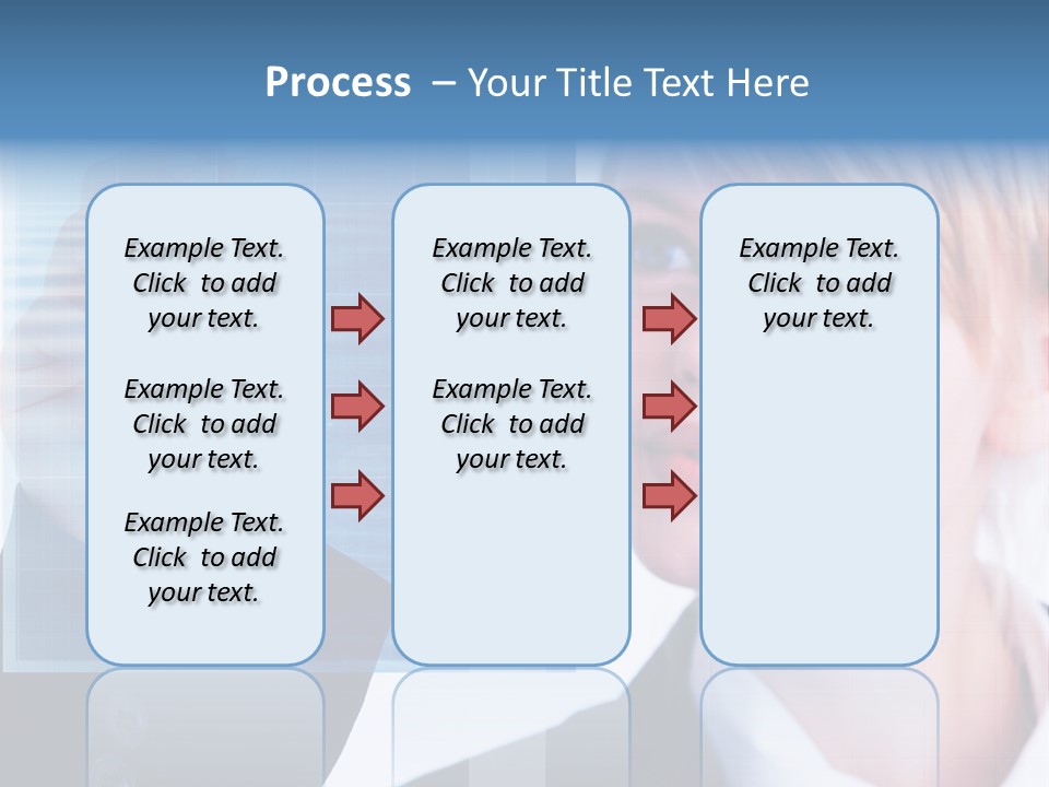 A Business Woman Powerpoint Presentation Template PowerPoint Template