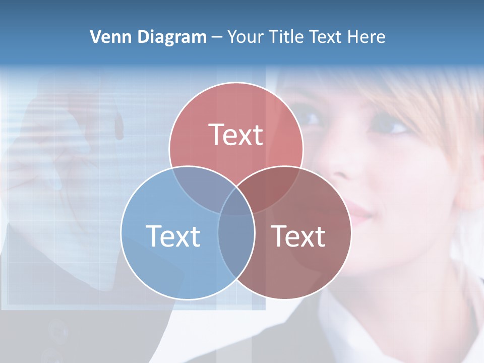 A Business Woman Powerpoint Presentation Template PowerPoint Template