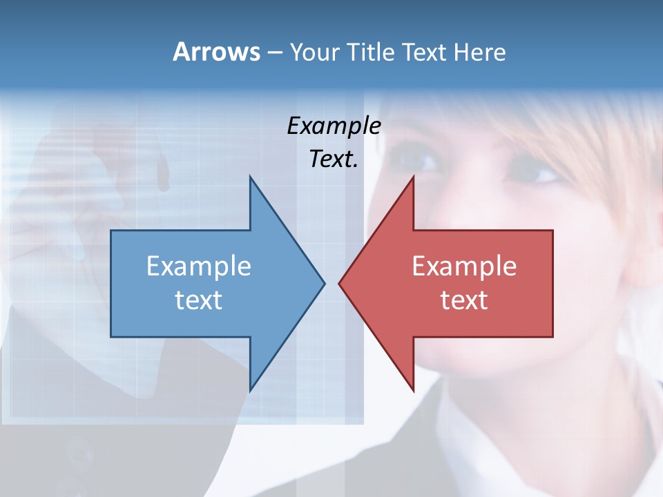 A Business Woman Powerpoint Presentation Template PowerPoint Template