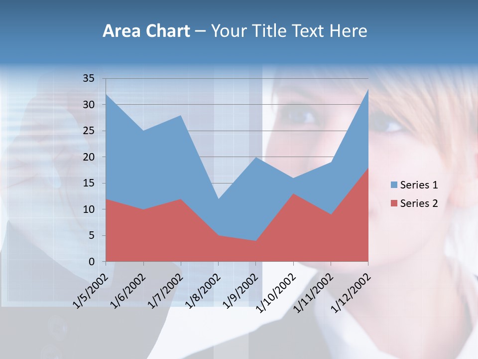 A Business Woman Powerpoint Presentation Template PowerPoint Template