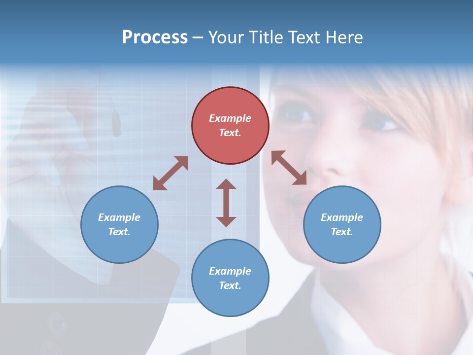 A Business Woman Powerpoint Presentation Template PowerPoint Template