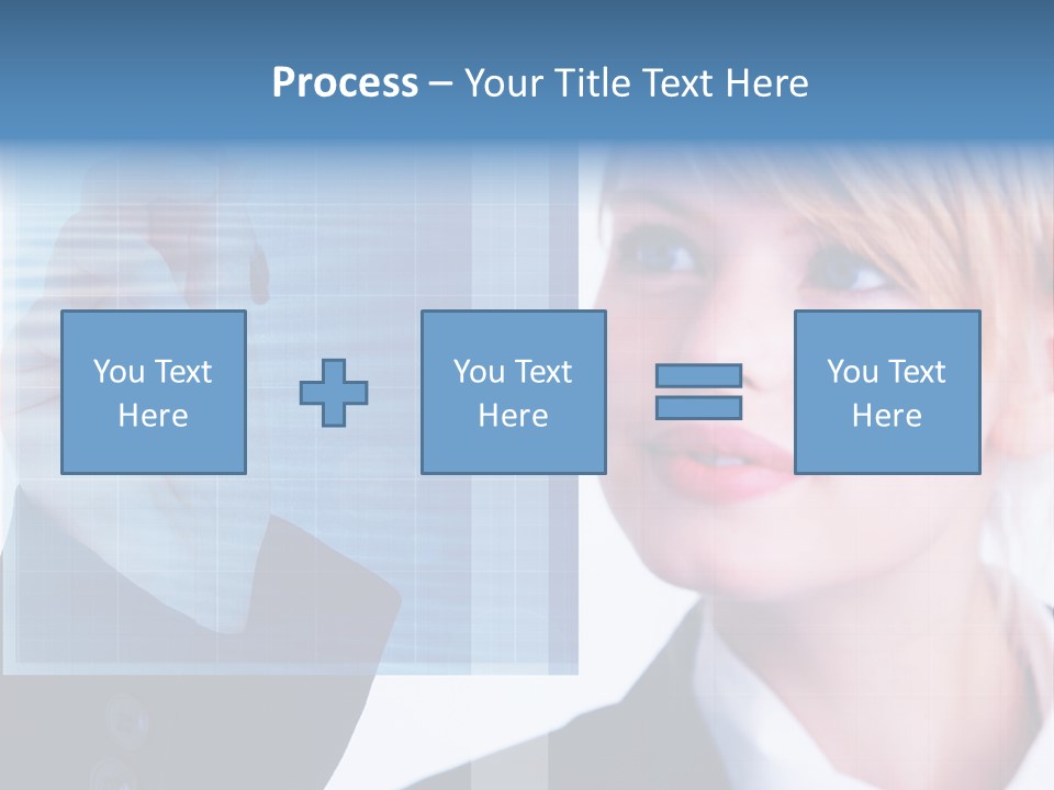 A Business Woman Powerpoint Presentation Template PowerPoint Template