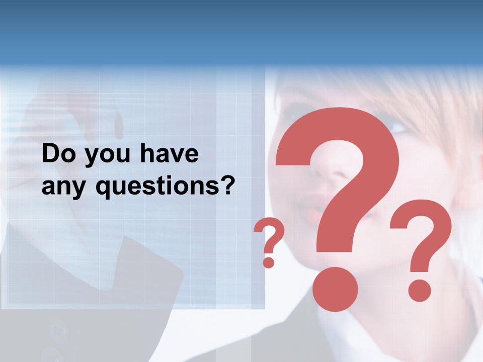 A Business Woman Powerpoint Presentation Template PowerPoint Template