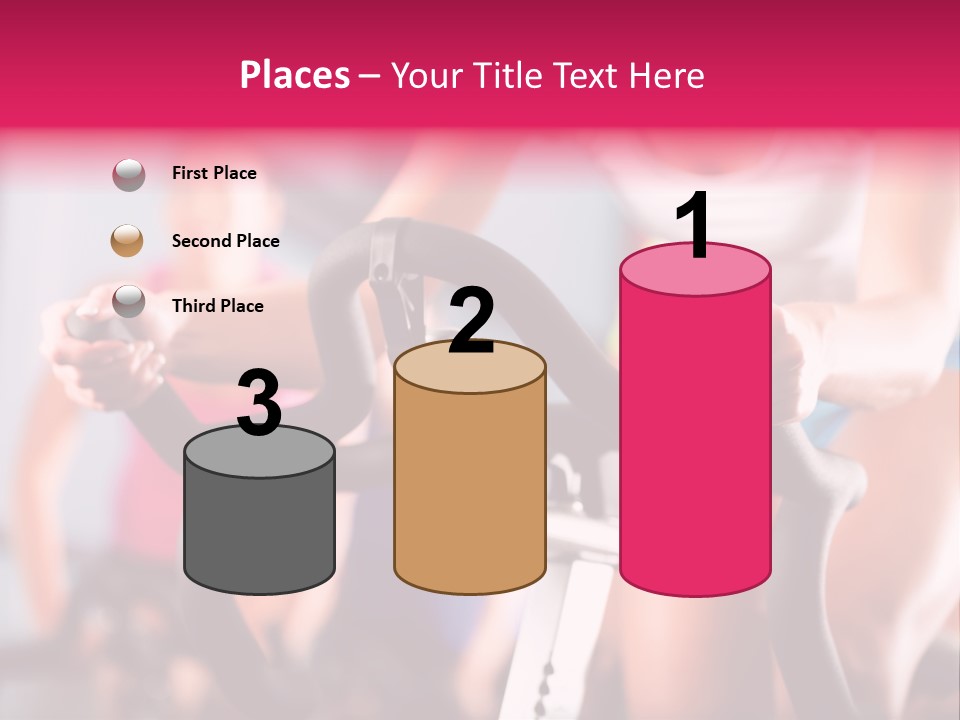 Men Bike Machine PowerPoint Template