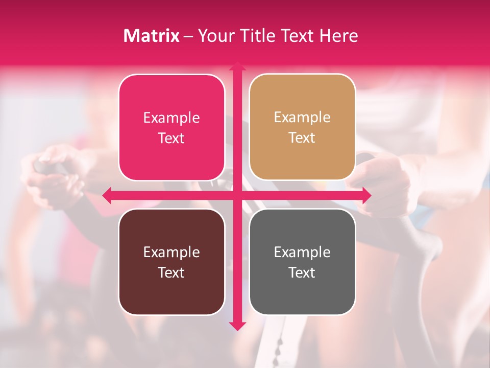 Men Bike Machine PowerPoint Template