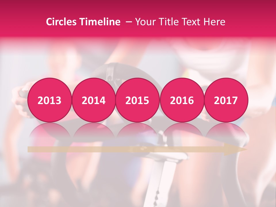 Men Bike Machine PowerPoint Template