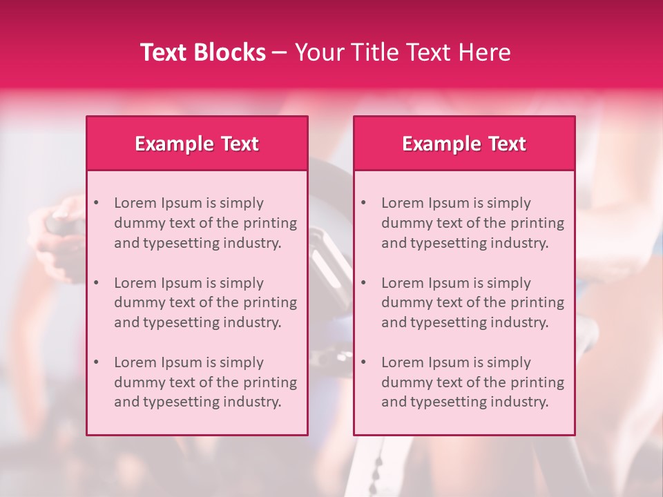 Men Bike Machine PowerPoint Template