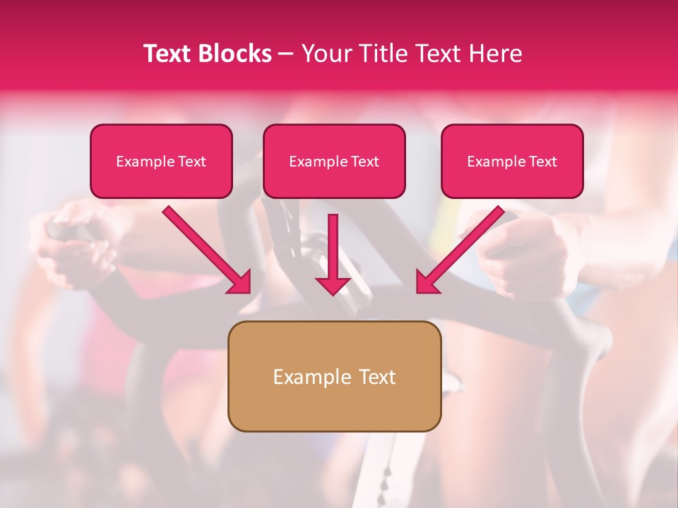 Men Bike Machine PowerPoint Template