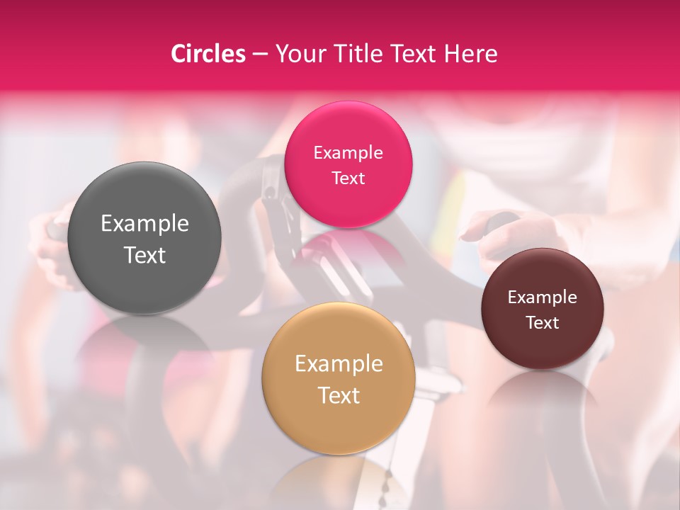 Men Bike Machine PowerPoint Template