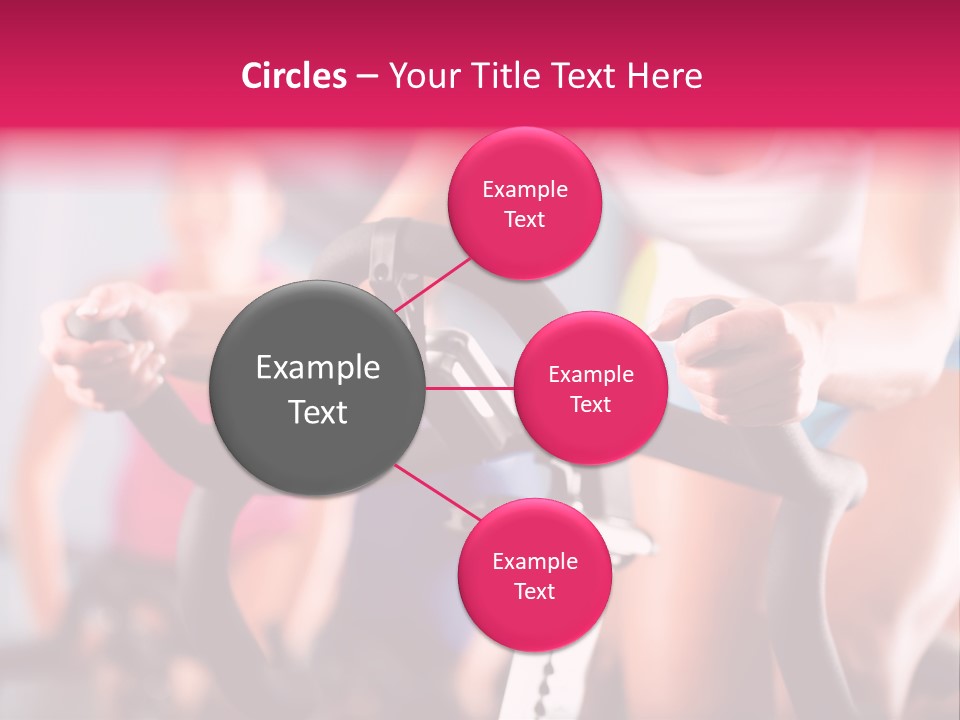 Men Bike Machine PowerPoint Template