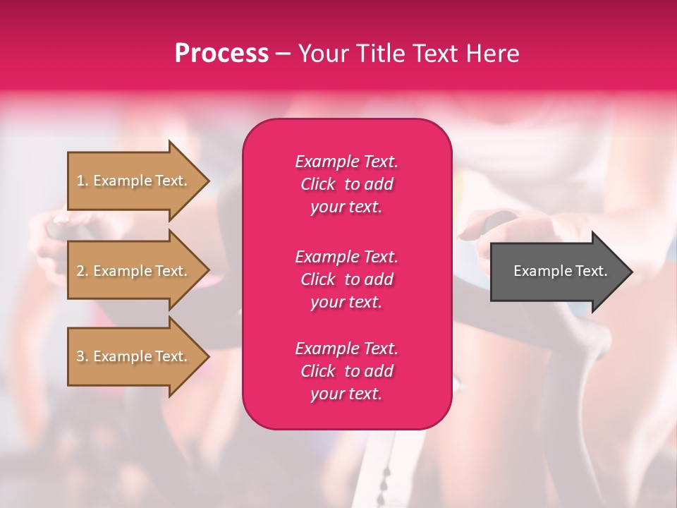 Men Bike Machine PowerPoint Template