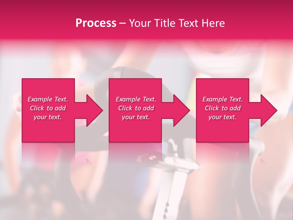 Men Bike Machine PowerPoint Template