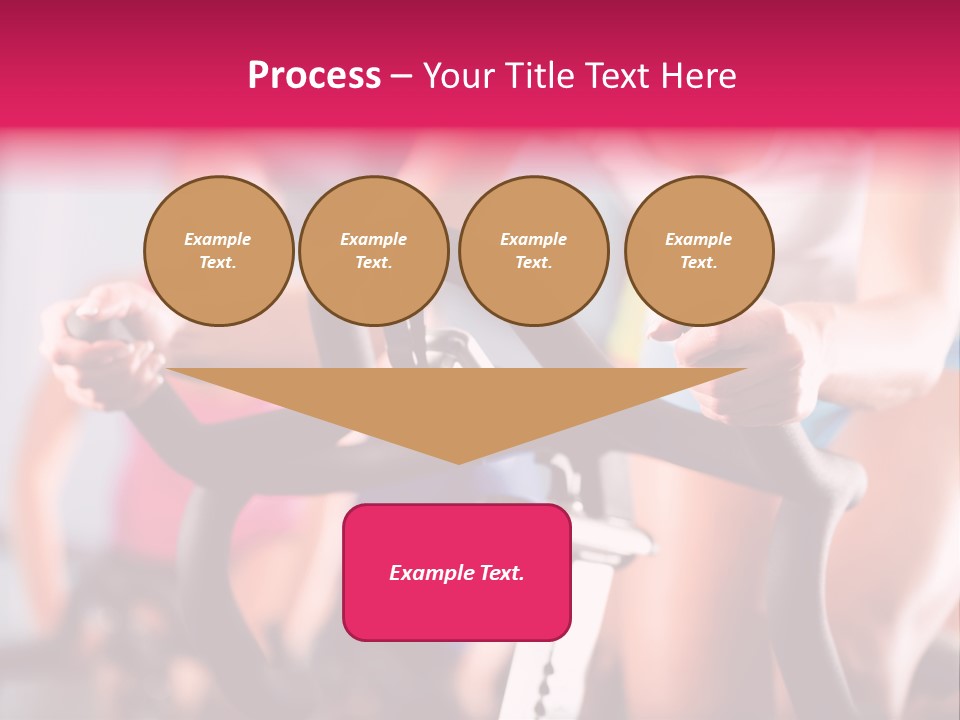 Men Bike Machine PowerPoint Template