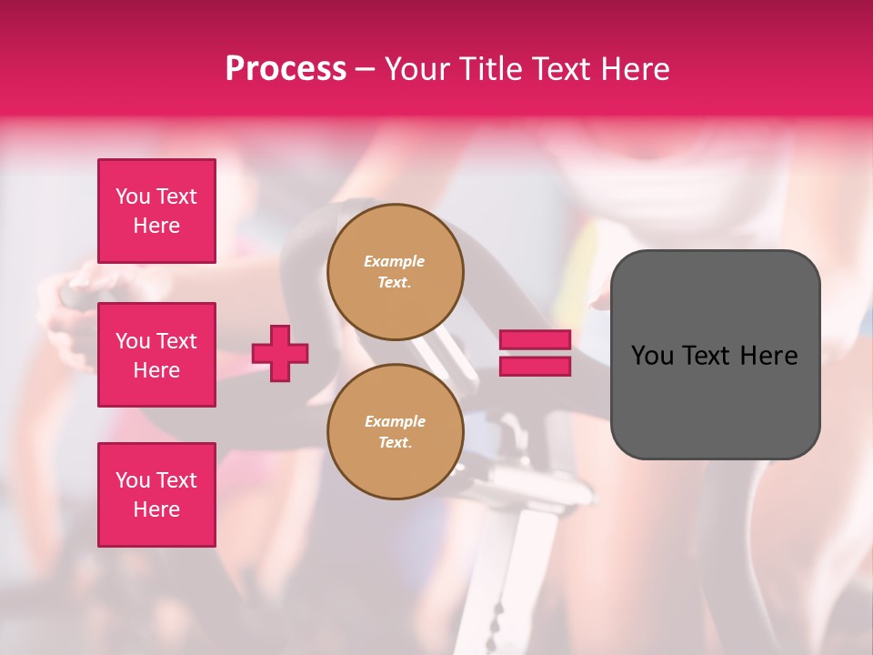 Men Bike Machine PowerPoint Template