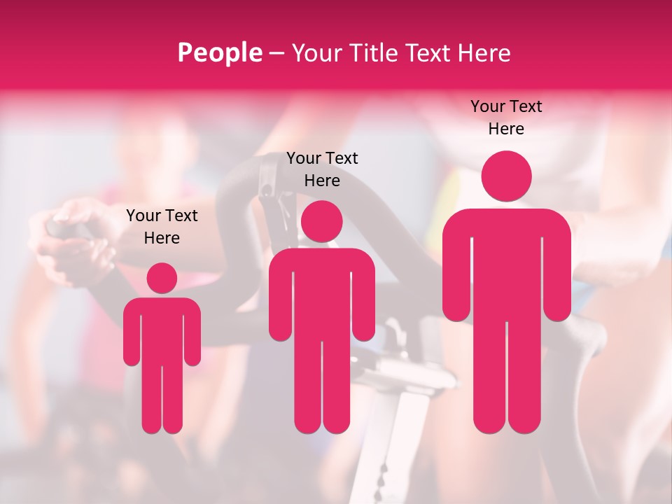 Men Bike Machine PowerPoint Template