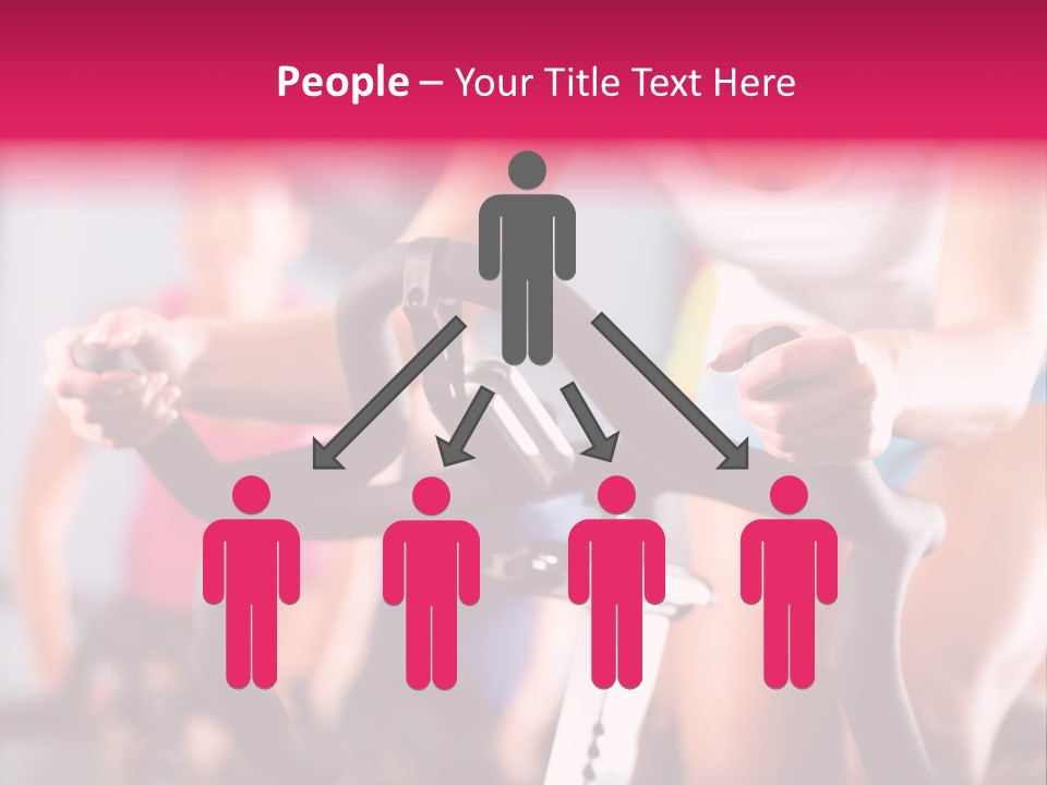 Men Bike Machine PowerPoint Template