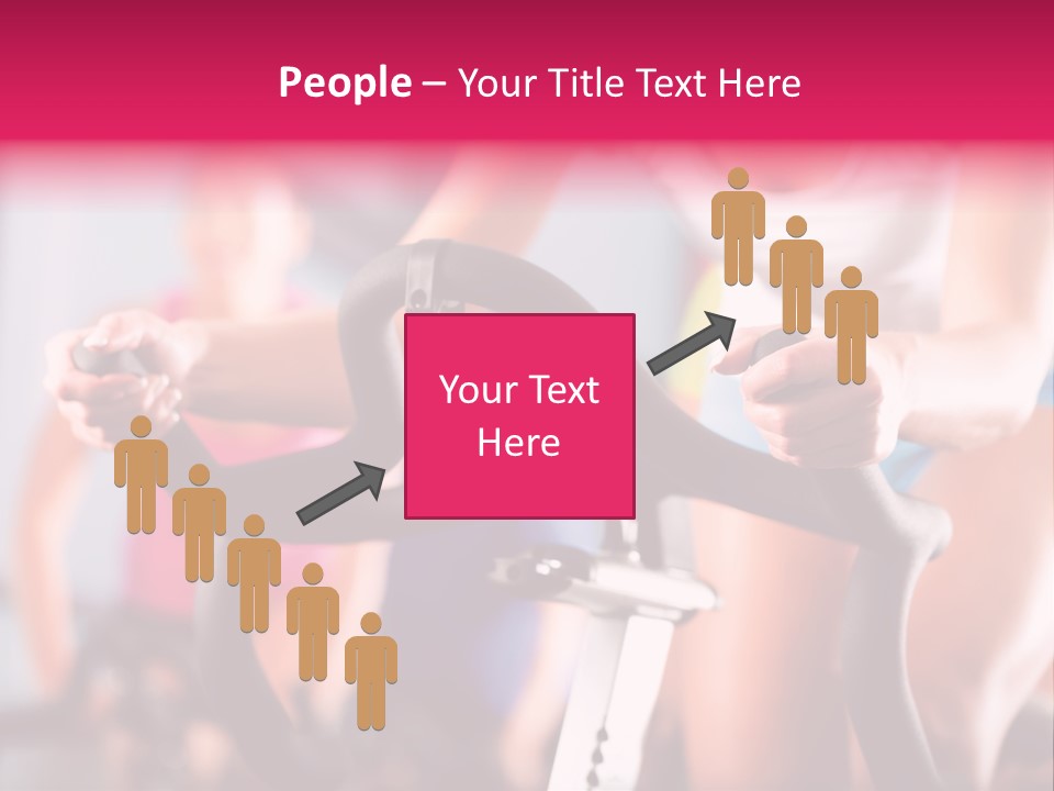 Men Bike Machine PowerPoint Template