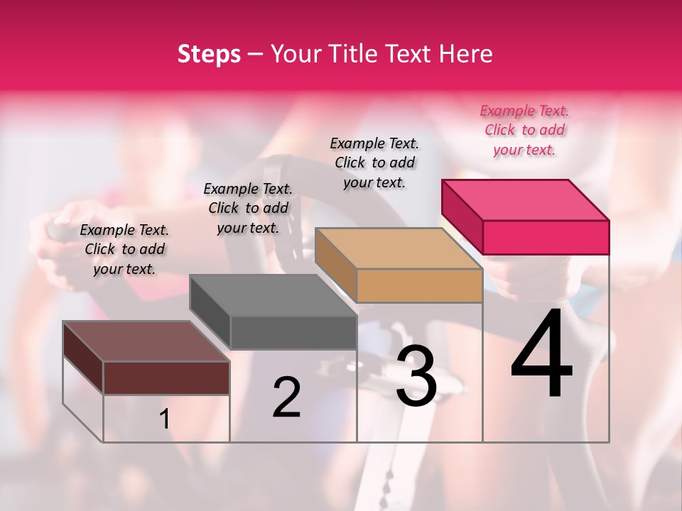 Men Bike Machine PowerPoint Template