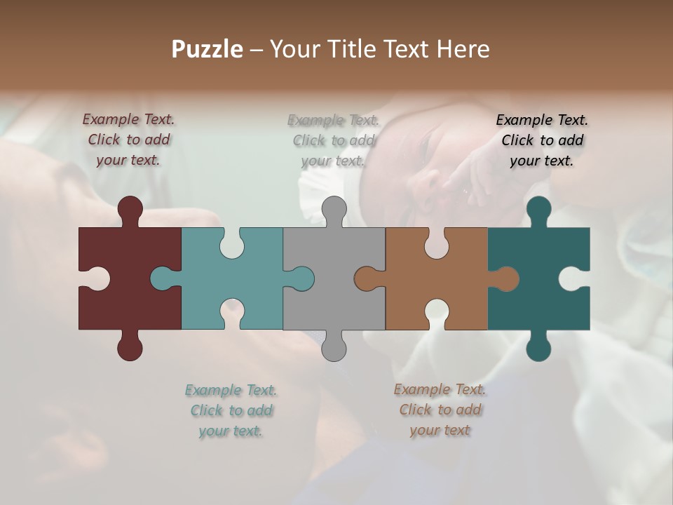 Babe Delicacy Maternity PowerPoint Template