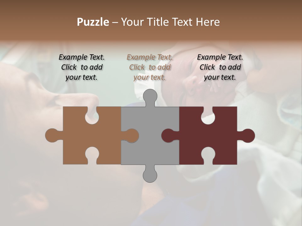 Babe Delicacy Maternity PowerPoint Template