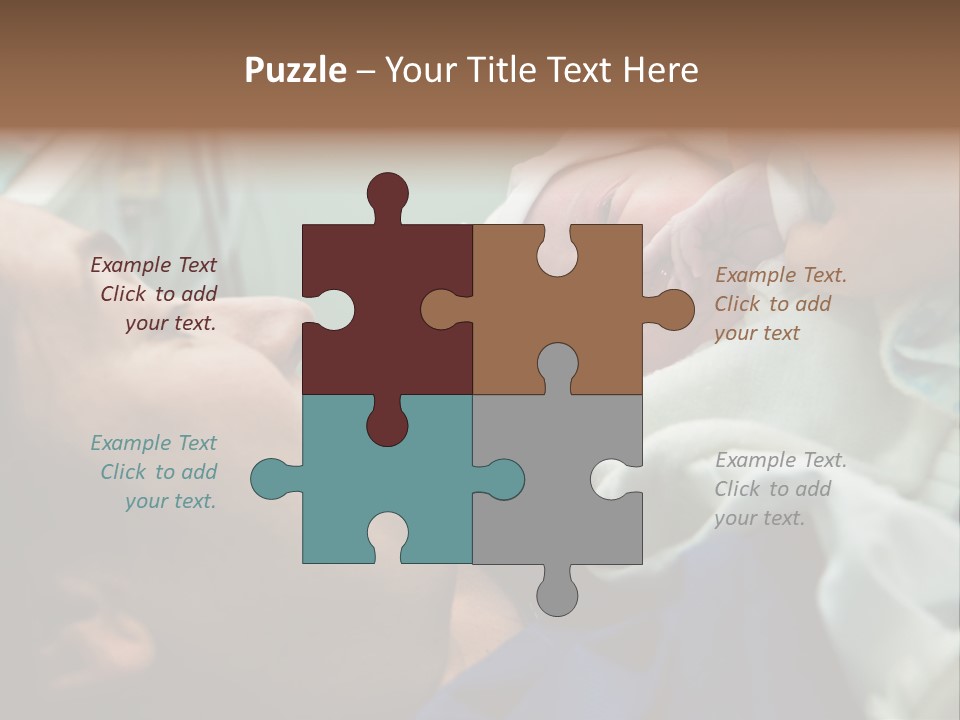 Babe Delicacy Maternity PowerPoint Template