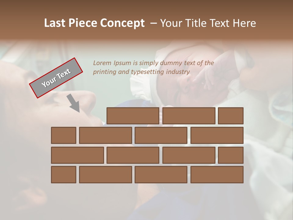 Babe Delicacy Maternity PowerPoint Template