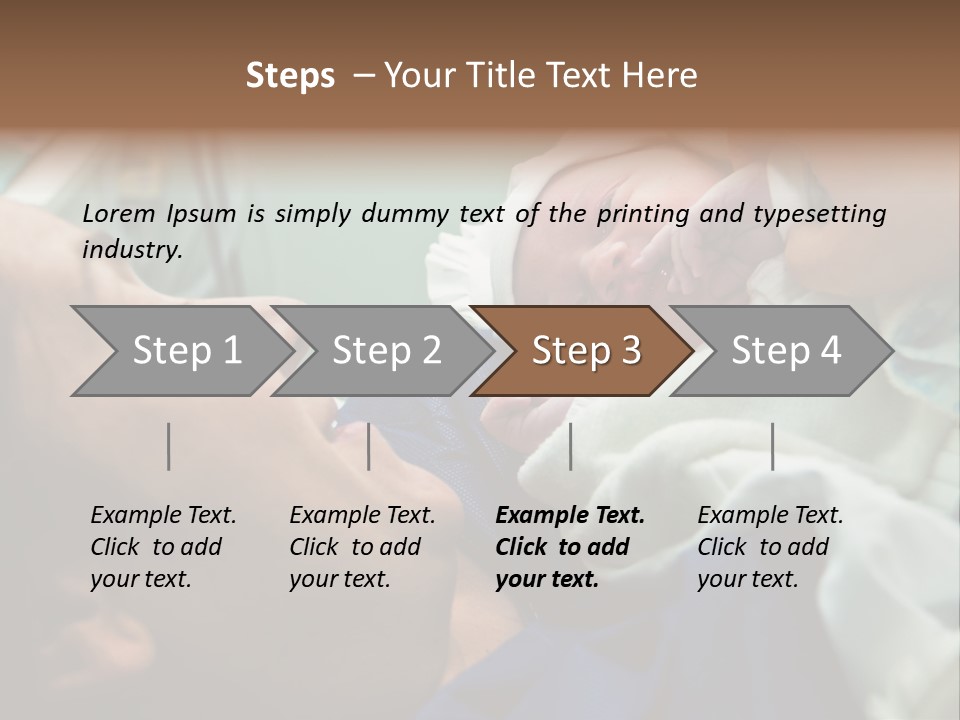 Babe Delicacy Maternity PowerPoint Template