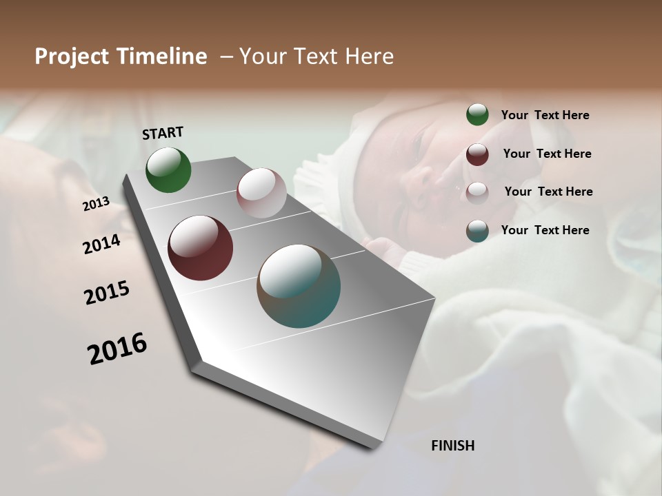 Babe Delicacy Maternity PowerPoint Template