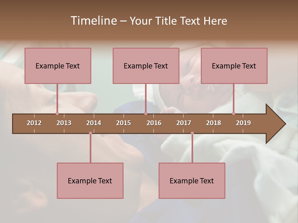 Babe Delicacy Maternity PowerPoint Template