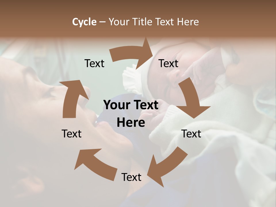 Babe Delicacy Maternity PowerPoint Template