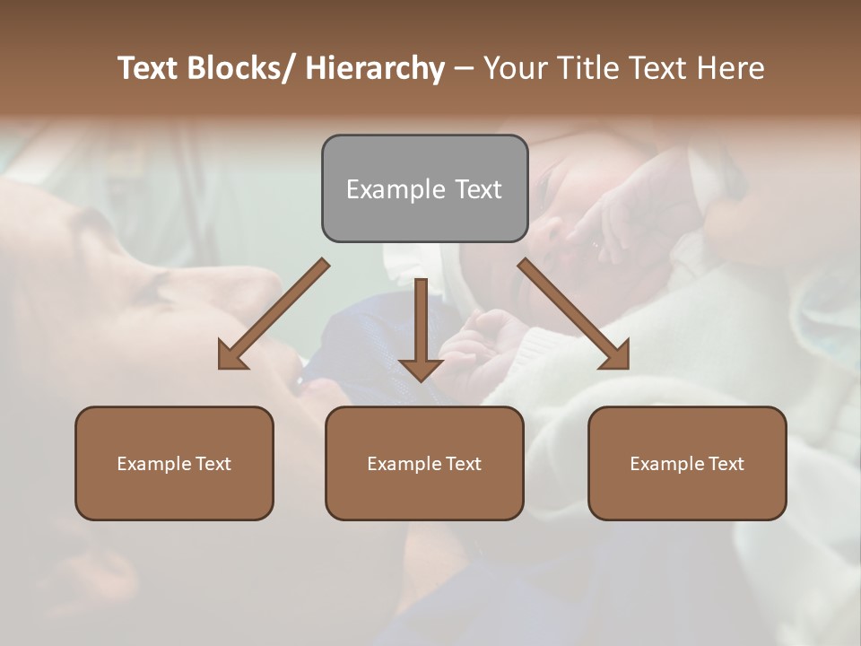 Babe Delicacy Maternity PowerPoint Template