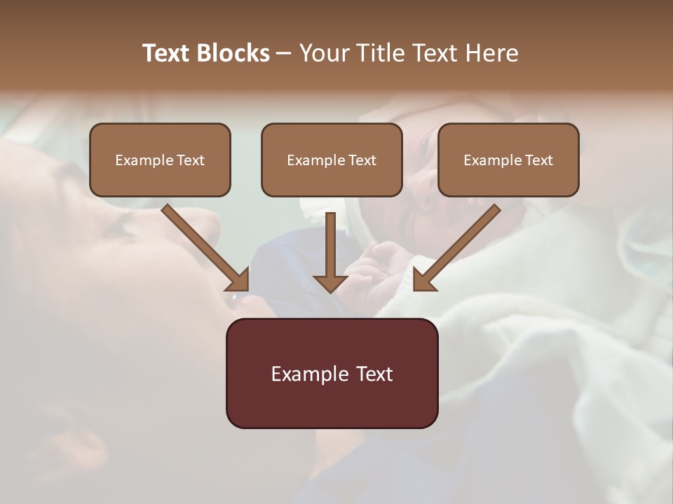 Babe Delicacy Maternity PowerPoint Template