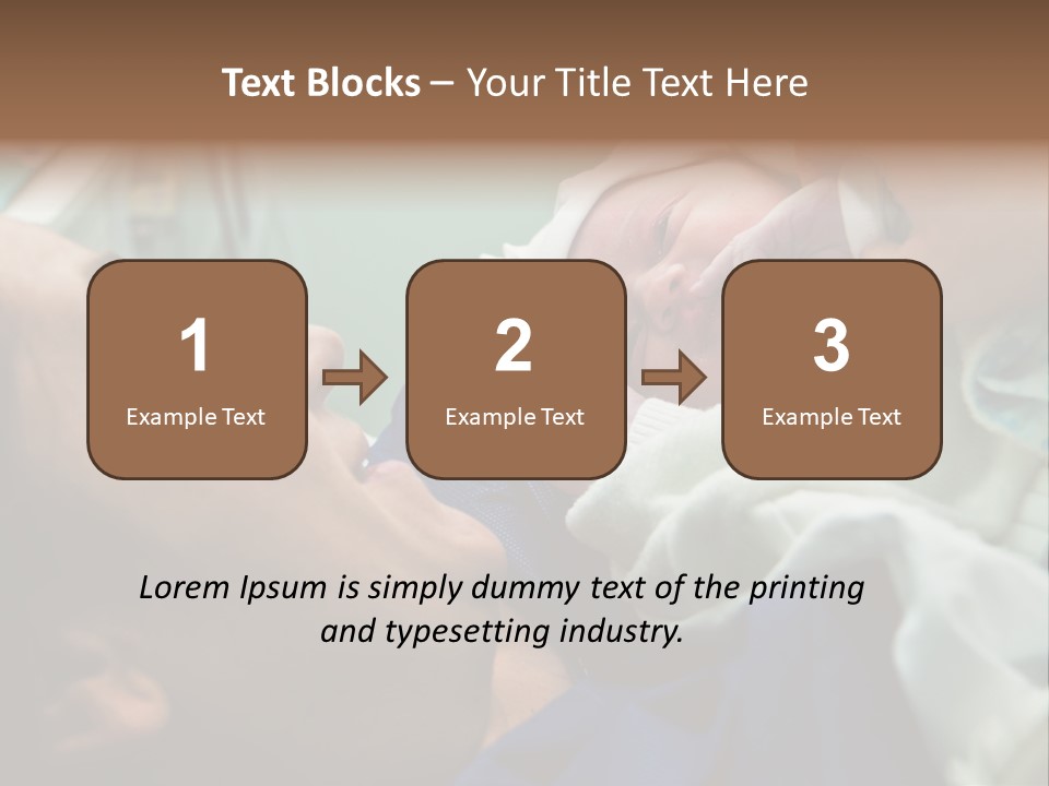 Babe Delicacy Maternity PowerPoint Template