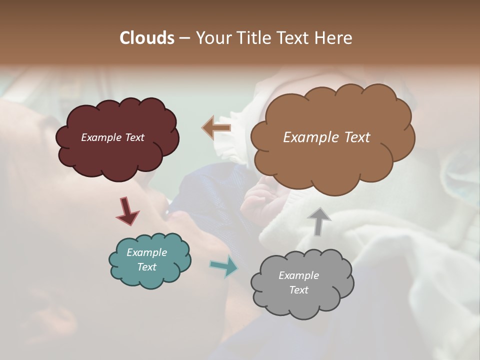 Babe Delicacy Maternity PowerPoint Template