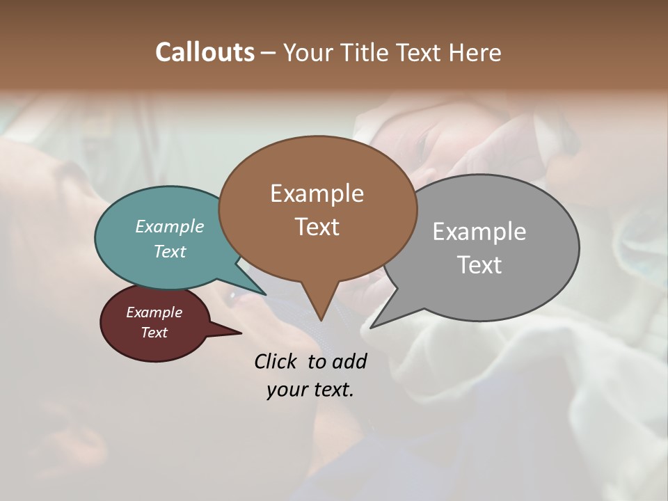 Babe Delicacy Maternity PowerPoint Template