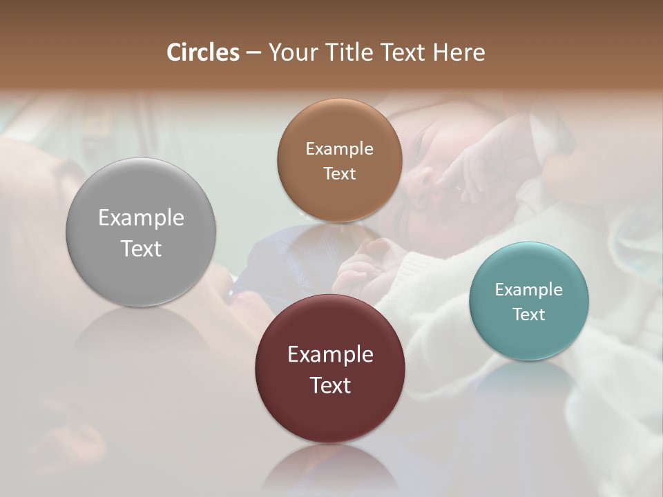 Babe Delicacy Maternity PowerPoint Template