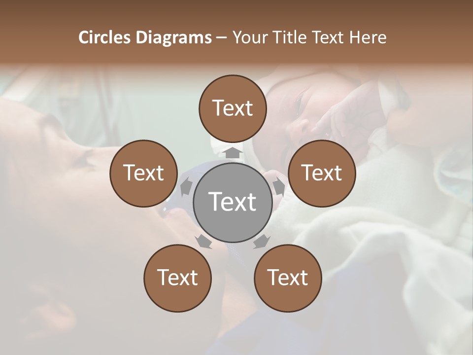 Babe Delicacy Maternity PowerPoint Template