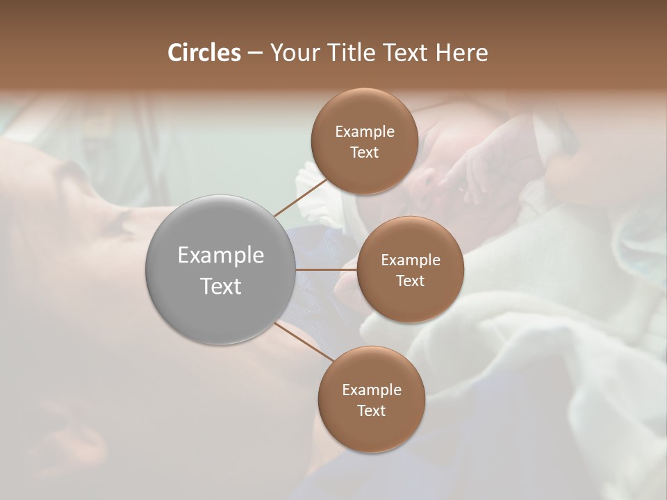 Babe Delicacy Maternity PowerPoint Template