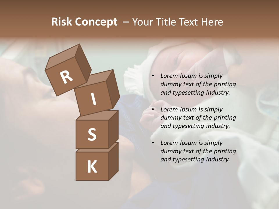 Babe Delicacy Maternity PowerPoint Template