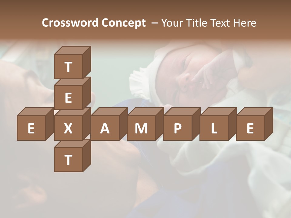 Babe Delicacy Maternity PowerPoint Template