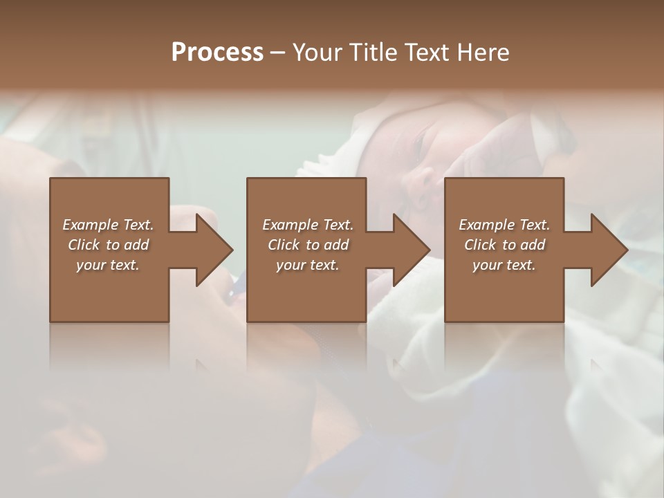 Babe Delicacy Maternity PowerPoint Template