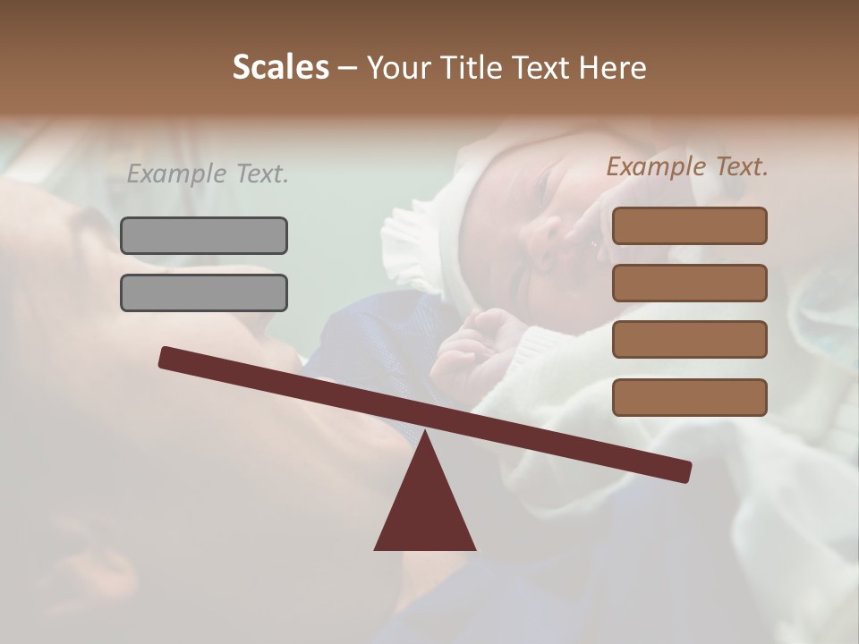 Babe Delicacy Maternity PowerPoint Template