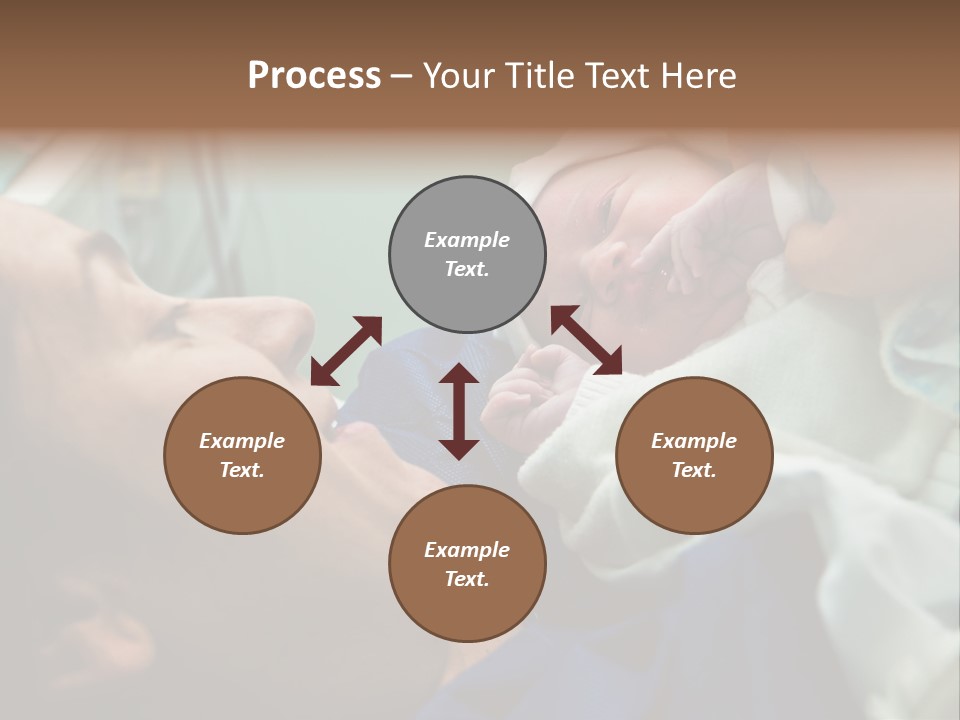 Babe Delicacy Maternity PowerPoint Template