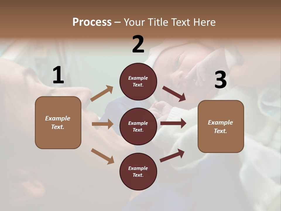 Babe Delicacy Maternity PowerPoint Template