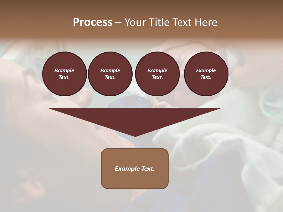 Babe Delicacy Maternity PowerPoint Template